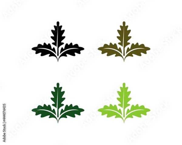 Fototapeta oak leaf logo