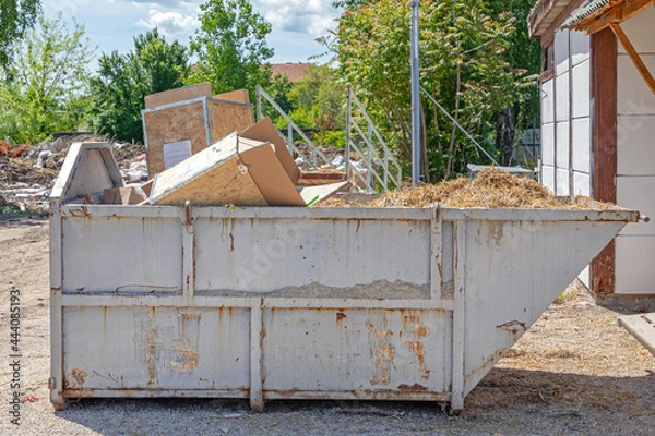 Fototapeta Skip Container