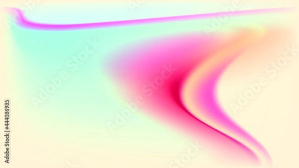 Fototapeta ABSTRACT COLOR BACKGROUND WITH BLUR GRADIENT. LIQUID COLOR WALLPAPER. COVER POSTER DESIGN