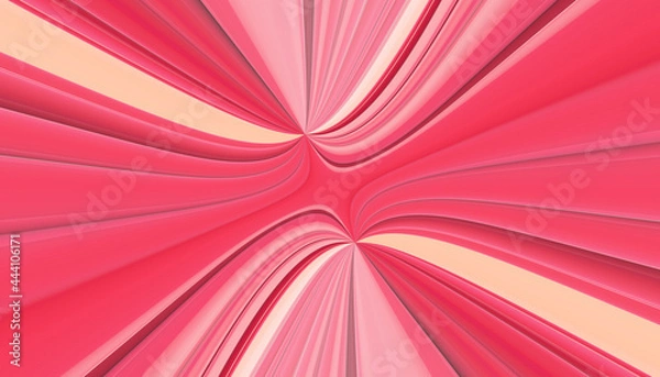 Obraz Light Pink Magenta Wave Design decorative Background with empty center for mockup textile banner	