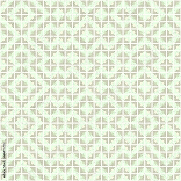 Fototapeta Abstract Geometric Pattern generative computational art illustration