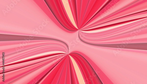 Obraz Light Pink Magenta Wave Design decorative Background with empty center for mockup textile banner	