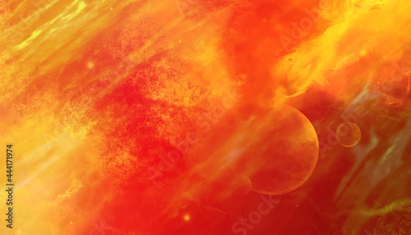 Obraz hot texture fire smoke and lava style orange red and yellow 
