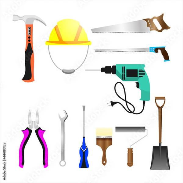 Obraz set of tools for construction