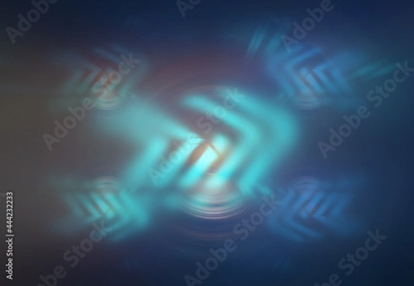 Fototapeta creative abstract science or digital background blurred arrows design 3d-illustrationost popular beach in Koh Tao, the empty Sairee beach in Thailand at May, 2021