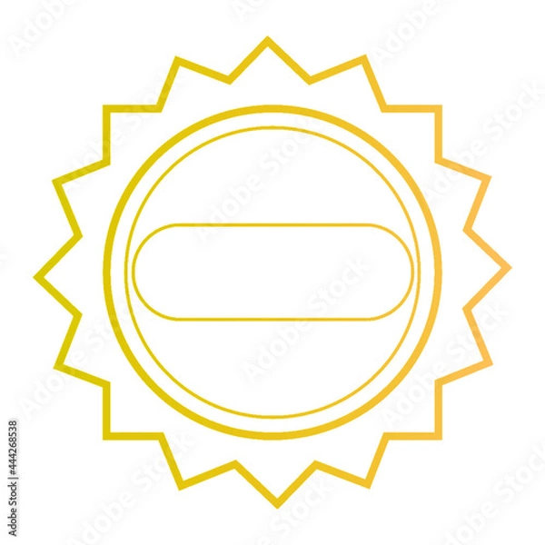 Obraz sun icon illustration