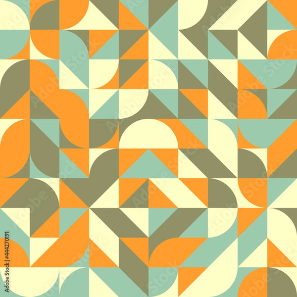 Fototapeta Abstract Geometric Pattern generative computational art illustration