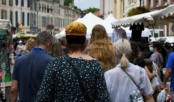 Obraz jour de marché à Lunéville