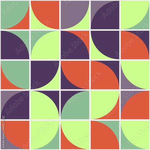 Fototapeta Abstract Geometric Pattern generative computational art illustration