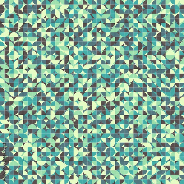 Fototapeta Abstract Geometric Pattern generative computational art illustration