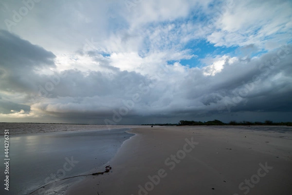 Obraz storm over the sea
