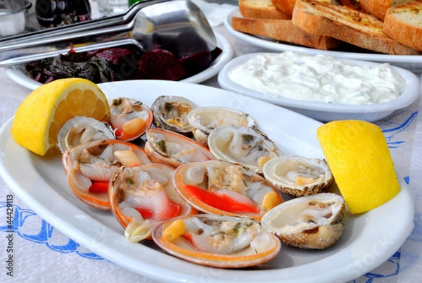 Obraz Cockles & clams platter