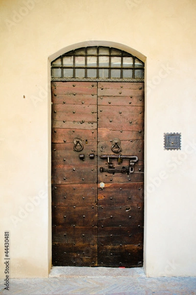 Obraz puerta de madera