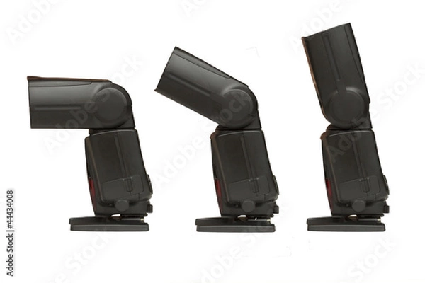 Obraz lateral of camera flash light