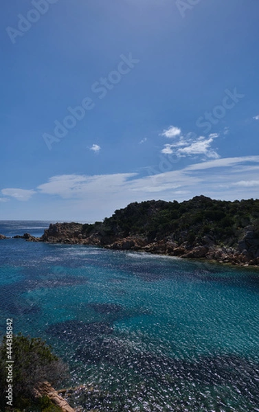 Obraz Cala Brigantina beach, little cove in Caprera island, Sardinia