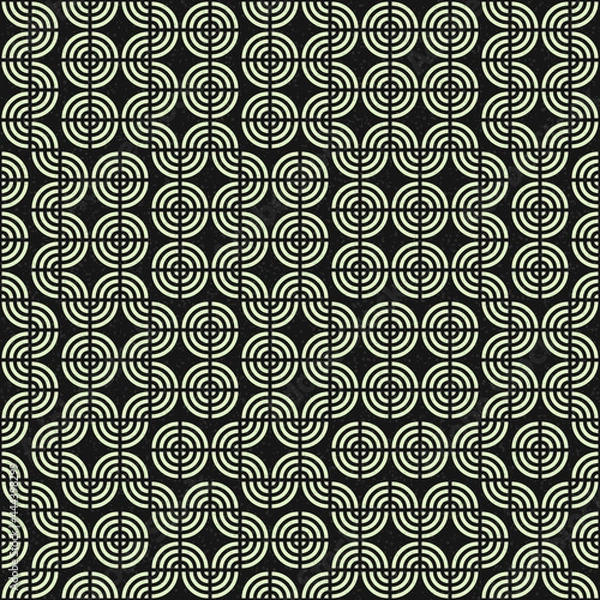 Fototapeta Abstract Geometric Pattern generative computational art illustration