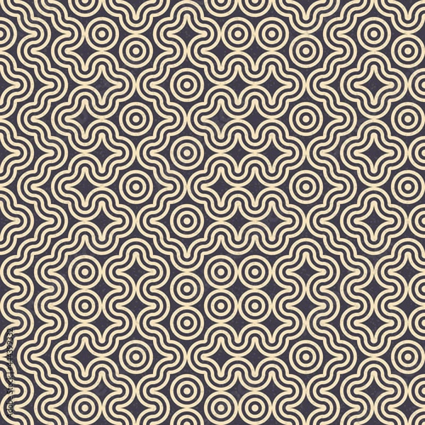 Fototapeta Abstract Geometric Pattern generative computational art illustration