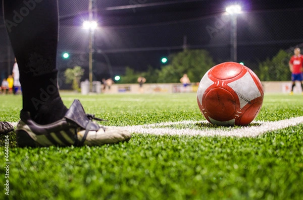 Obraz Playing football