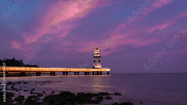 Obraz Lighthouse sunset