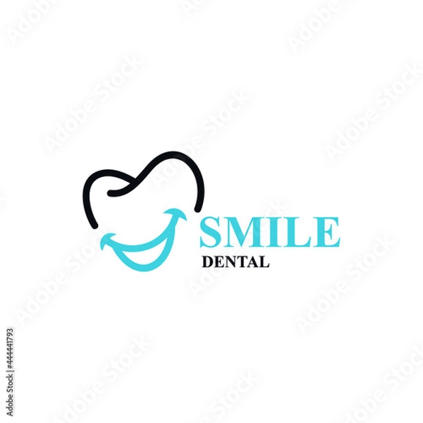 Obraz dental logo icon design vector concept