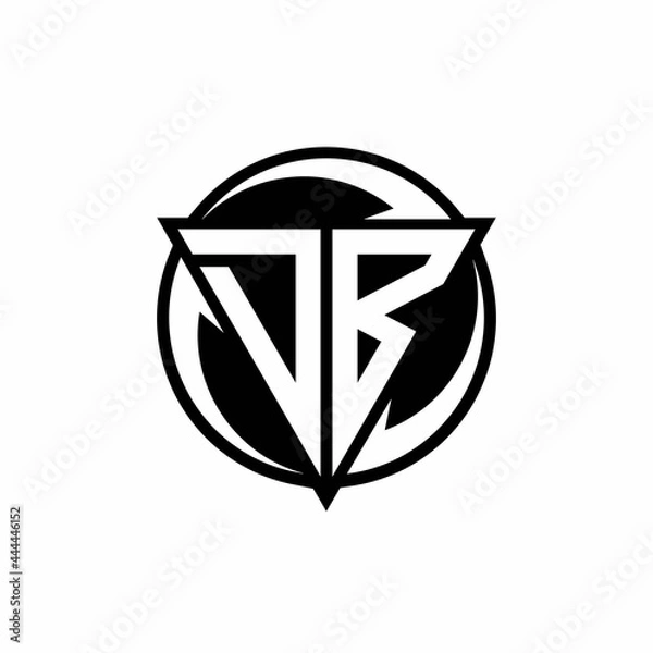 Fototapeta DB logo monogram design template