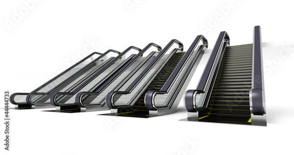 Obraz four escalator