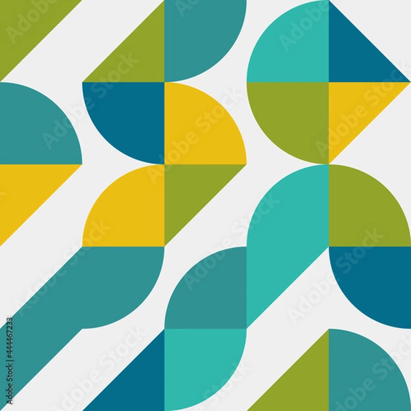 Obraz Abstract Geometric Pattern generative computational art illustration