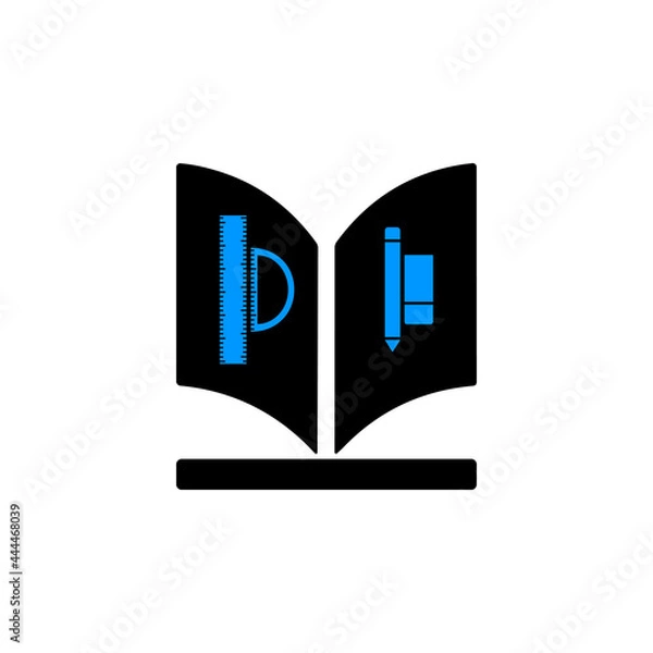 Fototapeta School and Education icon vector