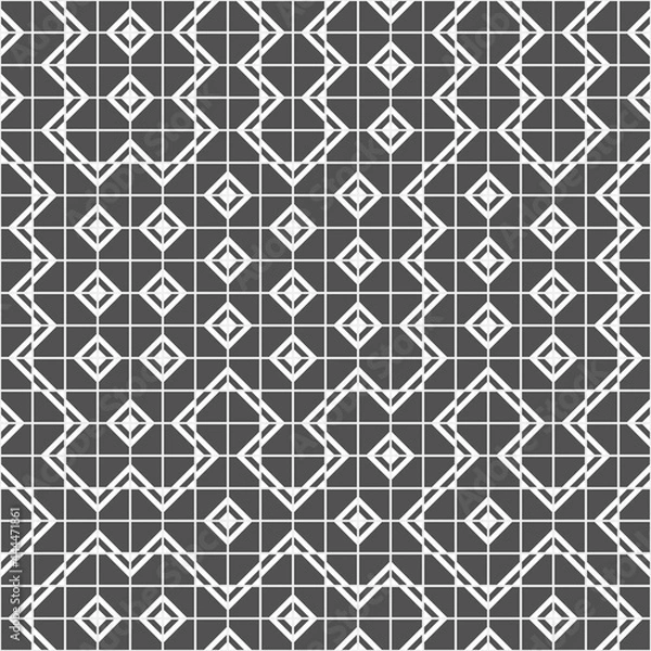 Fototapeta Abstract Geometric Pattern generative computational art illustration