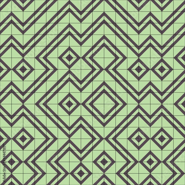 Obraz Abstract Geometric Pattern generative computational art illustration