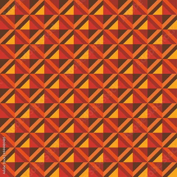 Fototapeta Geometric vector pattern, repeating texture of square shape with abstract shadow, Pattern is clean usable for wallpaper, fabric, printing.