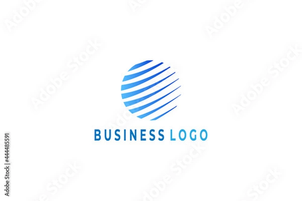 Fototapeta creative globe logo. logo for technology business.