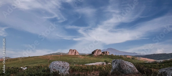 Obraz Landscape with clouds and sky