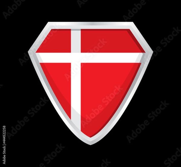 Obraz shield with flag