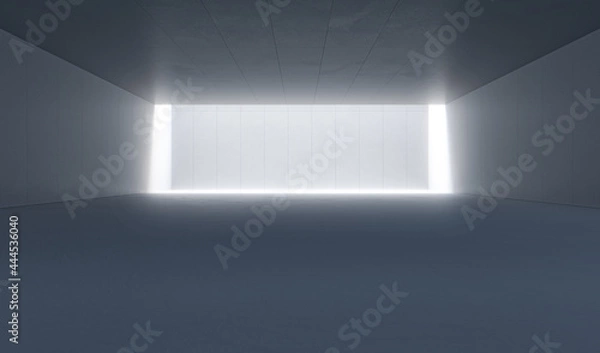 Obraz Empty space with white concrete