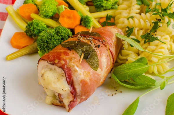 Obraz Saltimbocca z kurczaka