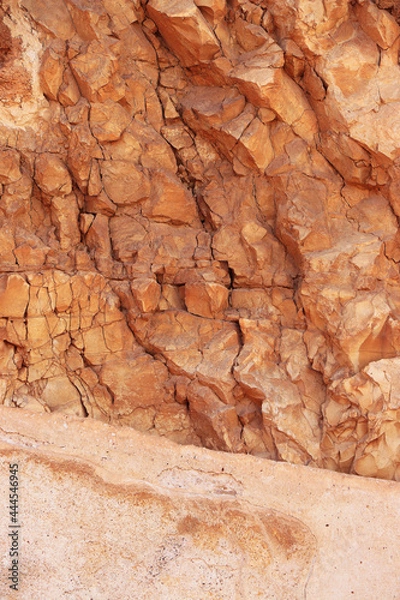 Obraz rock stone wall texture pattern