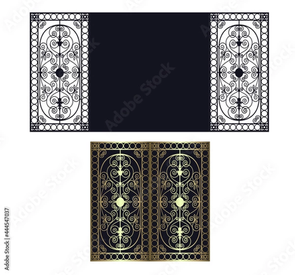 Obraz square gate card
