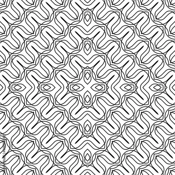 Fototapeta Design seamless decorative lacy pattern