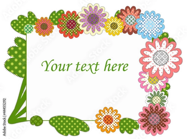 Fototapeta greeting frame