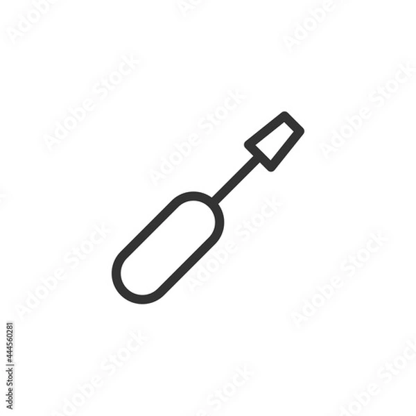 Fototapeta Screwdriver icon isolated on white background. Tool symbol modern, simple, vector, icon for website design, mobile app, ui. Vector Illustration