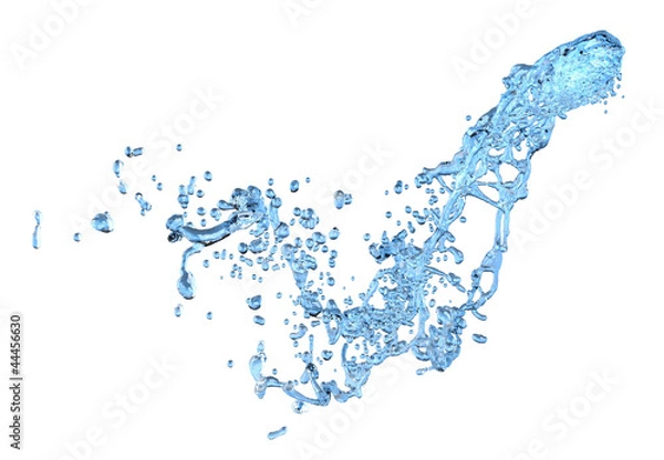 Obraz Water splash isolated
