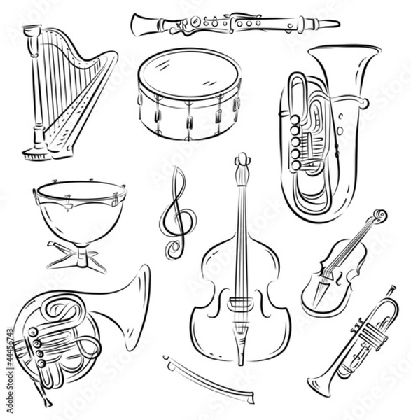 Obraz Symphony Orchestra Set