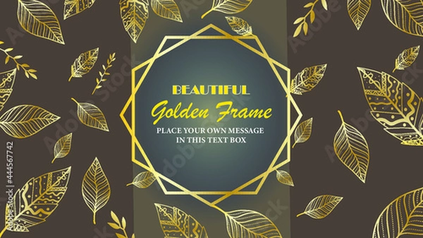 Obraz background with leaves