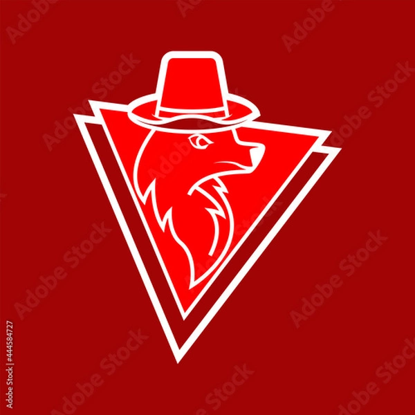 Obraz  guard dog abstract logo