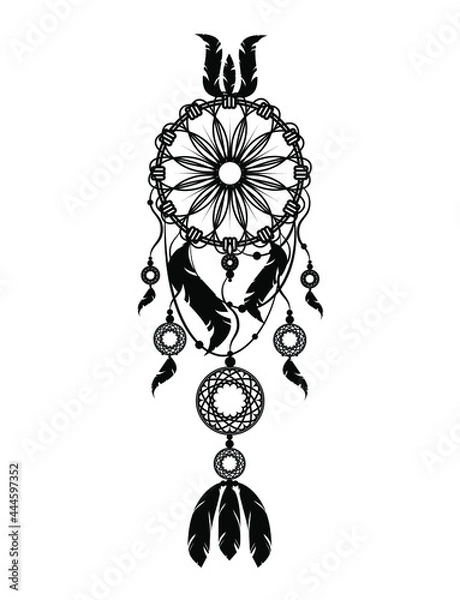 Obraz Dreamcatcher, black and white