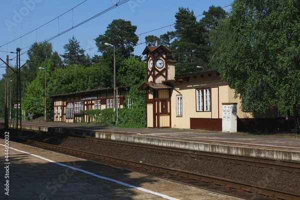 Obraz stacja kolejowa