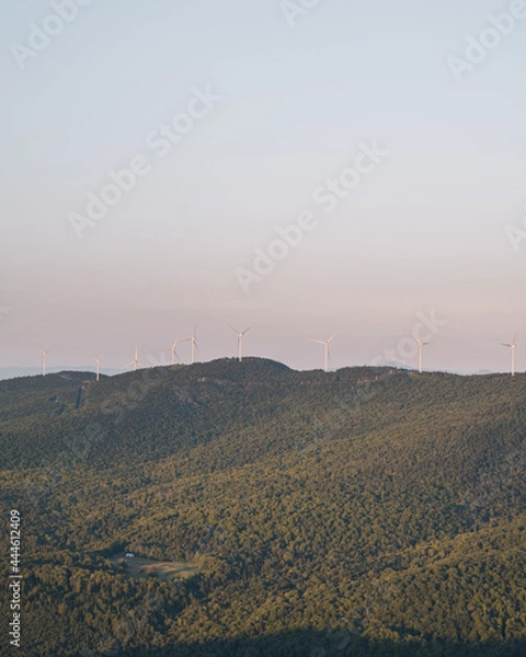 Obraz Mountaintop windmills