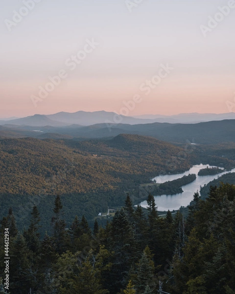 Obraz Sunset from Mt. Norris