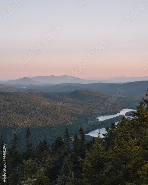 Obraz Sunset from Mt. Norris